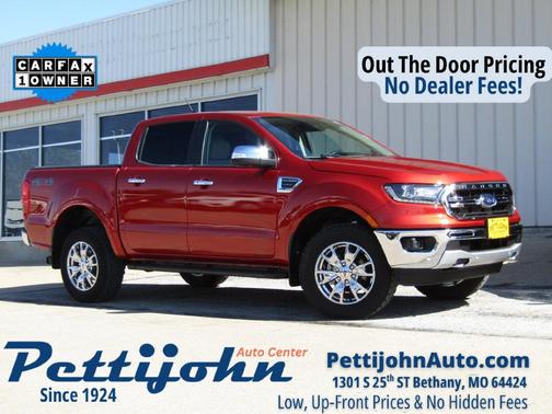 Hot Pepper Red Metallic Tinted Clearcoat 2019 Ford Ranger LARIAT
