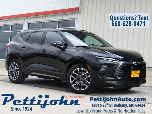 Black 2025 Chevrolet Blazer RS