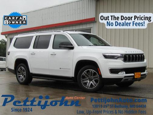 Bright White Clearcoat 2025 Jeep Wagoneer L Series II 4x4