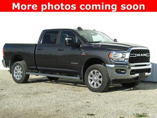 Granite Crystal Metallic Clearcoat 2023 RAM 2500 Big Horn Crew Cab 4x4 6'4' Box