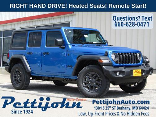 Hydro Blue Pearlcoat 2026 Jeep Wrangler Sport