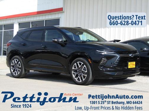 Black 2025 Chevrolet Blazer RS