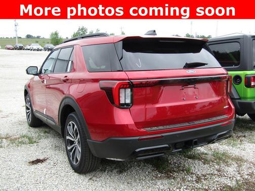 Rapid Red Metallic Tinted Clearcoat 2026 Ford Explorer ST-Line