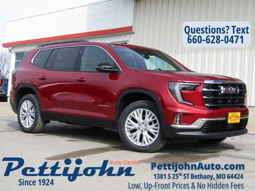 Volcanic Red Tintcoat 2026 GMC Acadia Elevation AWD
