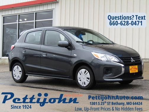 Graphite Gray Metallic 2024 Mitsubishi Mirage ES