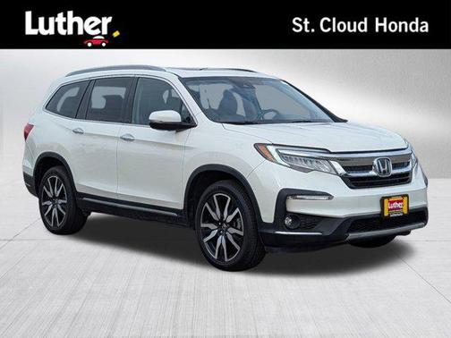 White Diamond Pearl 2019 Honda Pilot Touring 8-Passenger