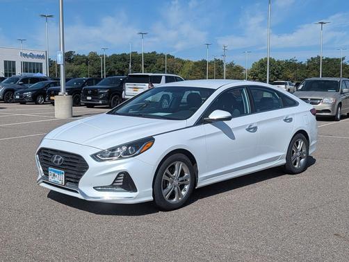 Quartz White Pearl 2018 Hyundai SONATA SEL