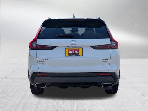 Platinum White Pearl 2025 Honda CR-V Hybrid Sport Touring AWD