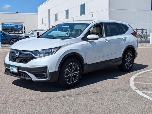 Platinum White Pearl 2022 Honda CR-V AWD EX-L