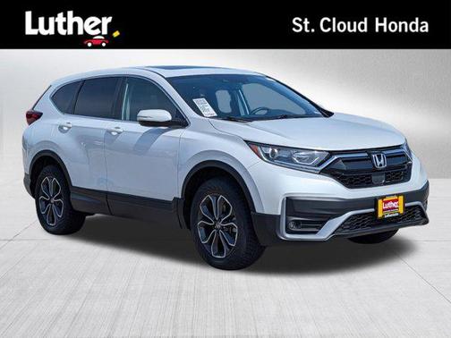 Platinum White Pearl 2021 Honda CR-V AWD EX-L