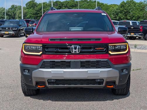 Radiant Red Metallic II 2026 Honda Passport AWD TrailSport Elite
