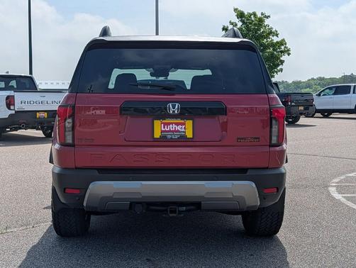 Radiant Red Metallic II 2026 Honda Passport AWD TrailSport Elite