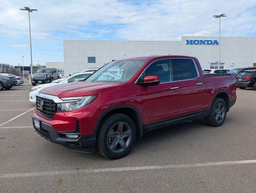 Radiant Red Metallic II 2023 Honda Ridgeline RTL-E