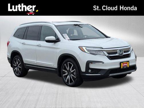 Platinum White Pearl 2021 Honda Pilot Touring 8-Passenger