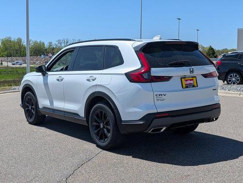 Platinum White Pearl 2025 Honda CR-V Hybrid Sport AWD