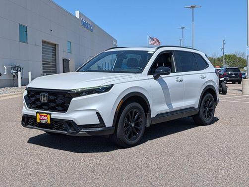 Platinum White Pearl 2025 Honda CR-V Hybrid Sport AWD