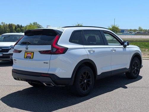 Platinum White Pearl 2025 Honda CR-V Hybrid Sport AWD