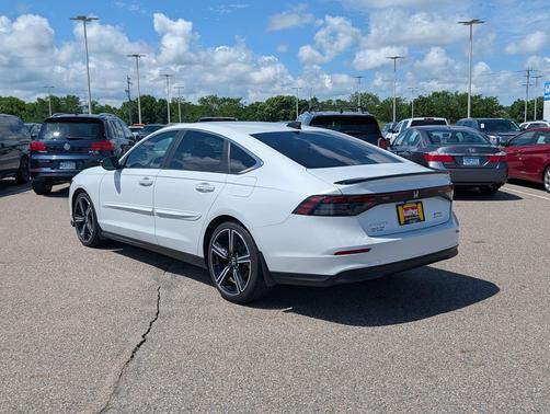 Platinum White Pearl 2024 Honda Accord Hybrid Sport