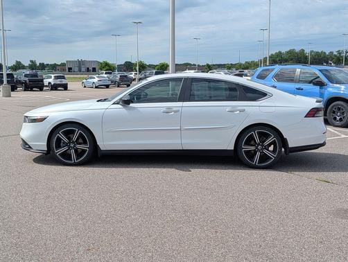 Platinum White Pearl 2024 Honda Accord Hybrid Sport