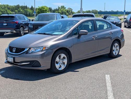 Urban Titanium Metallic 2014 Honda Civic LX