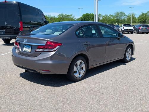 Urban Titanium Metallic 2014 Honda Civic LX