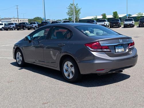 Urban Titanium Metallic 2014 Honda Civic LX