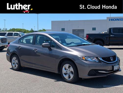 Urban Titanium Metallic 2014 Honda Civic LX