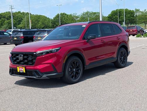 Radiant Red Metallic 2026 Honda CR-V Hybrid Sport AWD