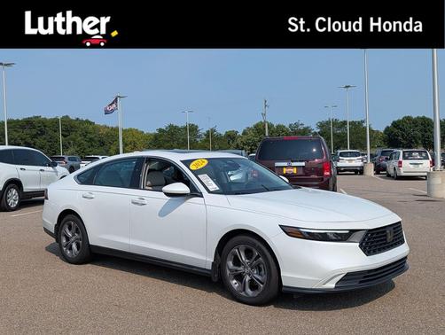 Platinum White Pearl 2024 Honda Accord EX