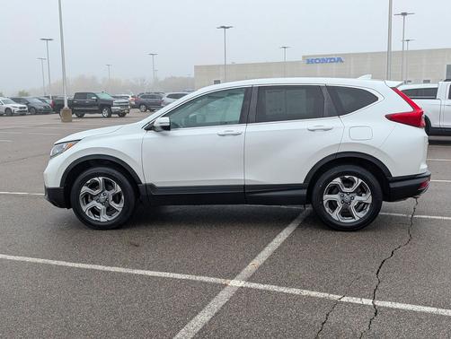 Platinum White Pearl 2019 Honda CR-V EX