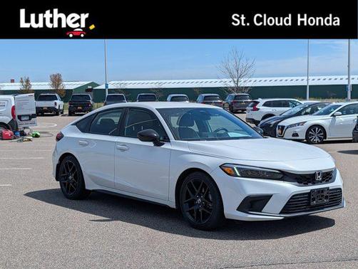 Platinum White Pearl 2024 Honda Civic Sport