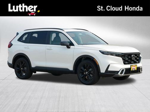 Platinum White Pearl 2026 Honda CR-V Hybrid Sport Touring AWD