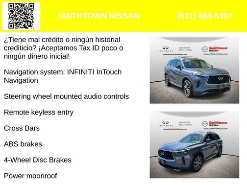 Radiant White 2025 INFINITI QX50 Sport AWD