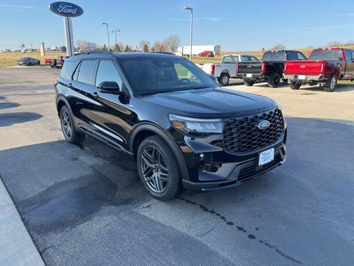 Agate Black Metallic 2026 Ford Explorer ST-Line