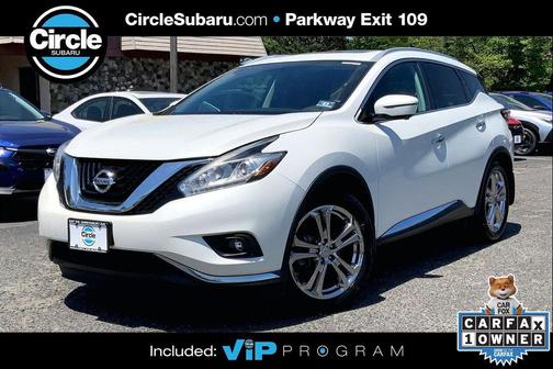 Pearl White 2017 Nissan Murano Platinum