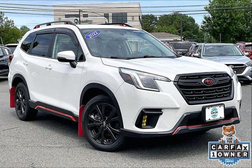 Crystal White Pearl 2022 Subaru Forester Sport