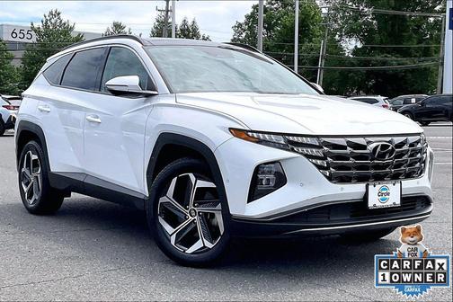 Quartz White 2022 Hyundai TUCSON Limited