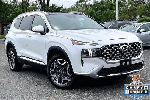 Quartz White 2021 Hyundai SANTA FE Limited