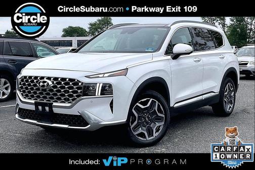 Quartz White 2021 Hyundai SANTA FE Limited