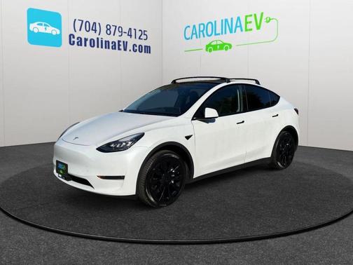 Pearl White Multi-Coat 2020 Tesla Model Y Long Range Dual Motor All-Wheel Drive