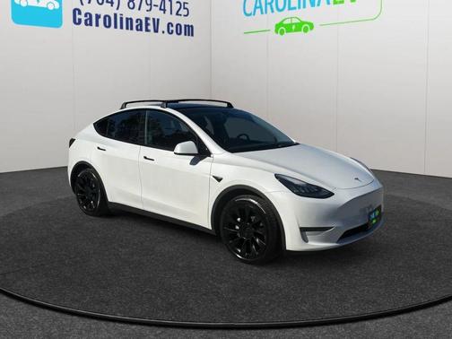 Pearl White Multi-Coat 2020 Tesla Model Y Long Range Dual Motor All-Wheel Drive