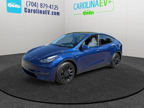 Deep Blue Metallic 2021 Tesla Model Y Long Range Dual Motor All-Wheel Drive