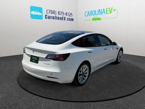 Pearl White Multi-Coat 2021 Tesla Model 3 Long Range