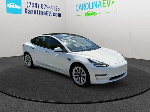 Pearl White Multi-Coat 2021 Tesla Model 3 Long Range