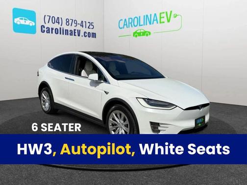 Pearl White Multi-Coat 2017 Tesla Model X 75D