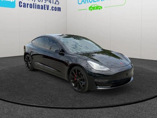 Black 2020 Tesla Model 3 Performance