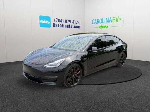 Black 2020 Tesla Model 3 Performance