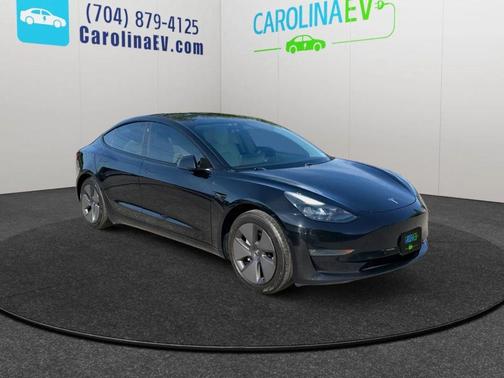 Solid Black 2021 Tesla Model 3 Long Range