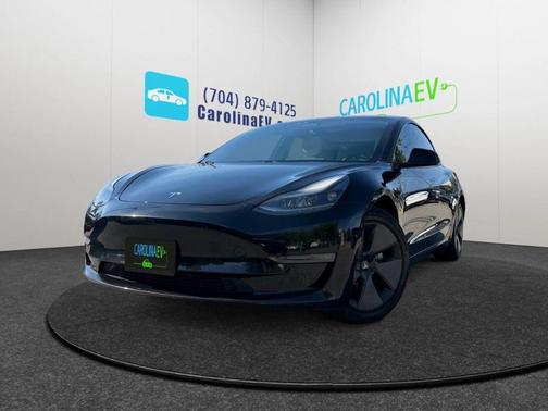 Solid Black 2021 Tesla Model 3 Long Range