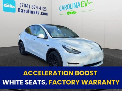 Pearl White Multi-Coat 2023 Tesla Model Y Long Range Dual Motor All-Wheel Drive